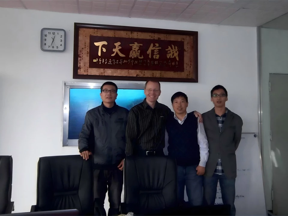 Dovista customers come to our company for a meeting!